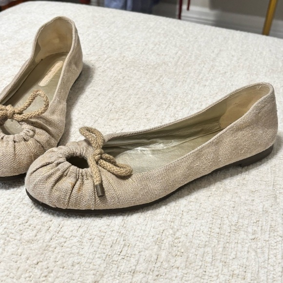 Stella McCartney flats rare linen burlap size 38 -7 - Picture 6 of 10